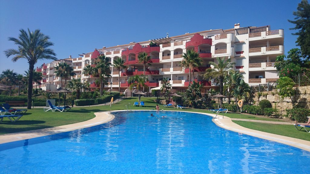zwembad appartement Casanass in Zuid Spanje