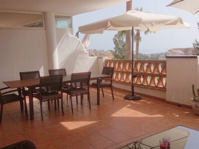 balkon appartement Casanass in Zuid Spanje